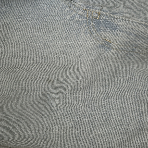 BDG Urban Outfitters Sky Blue Dipped V Flare Jeans - Picture 5 of 5